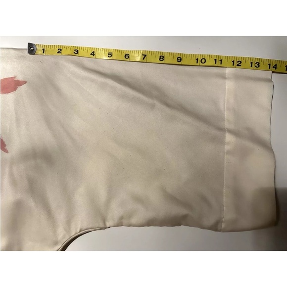 Vintage Merrill Leighton Studio City, Ca Floral Ivory Kimono Robe OS - Picture 14 of 16